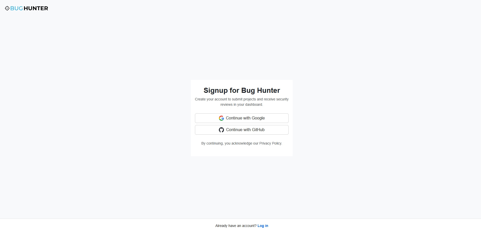 Signup Page