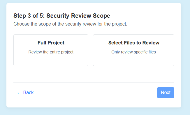 Scope Selection